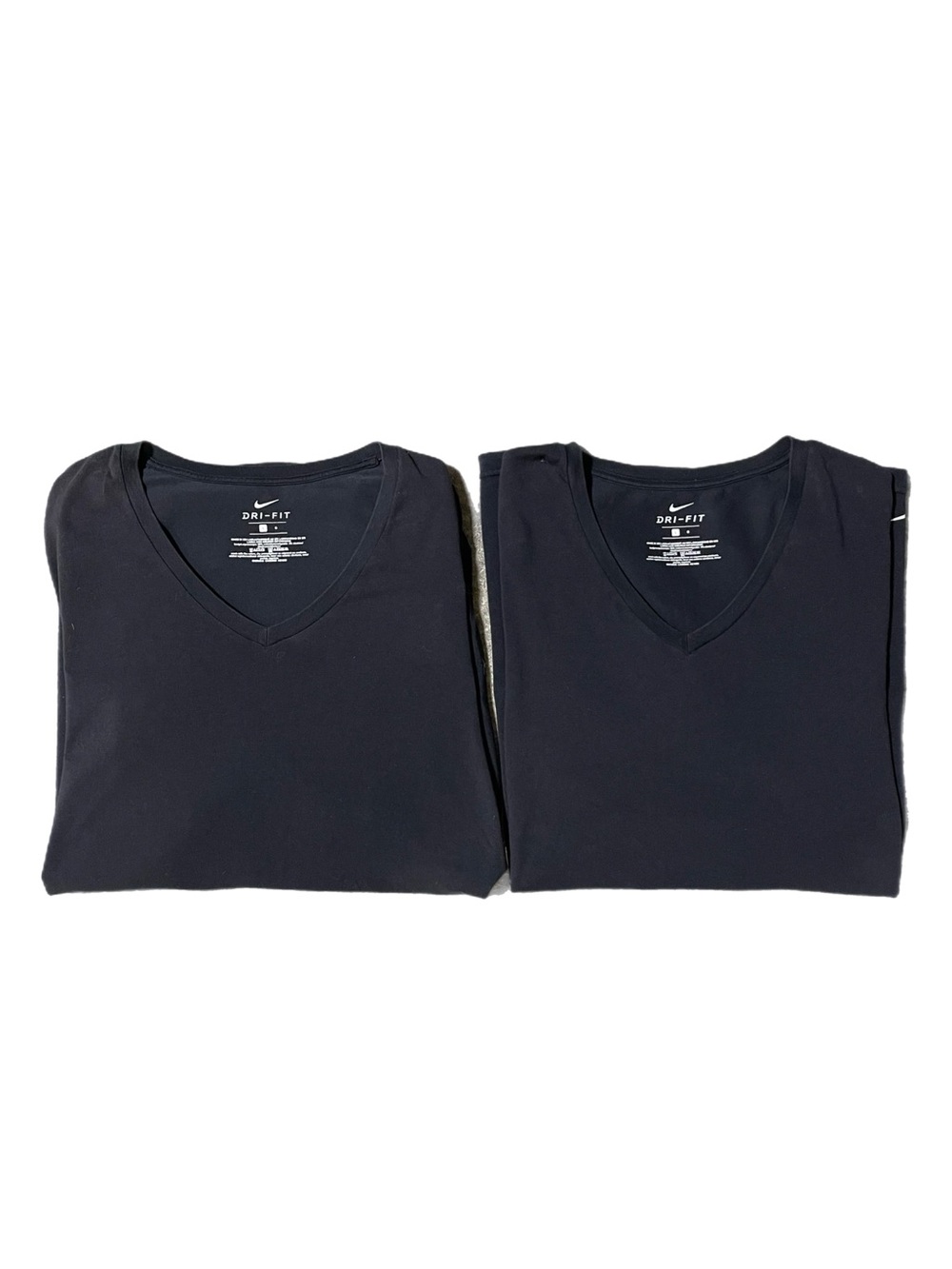 Bundle of TWO NIKE Black V-neck Men’s T-Shirts